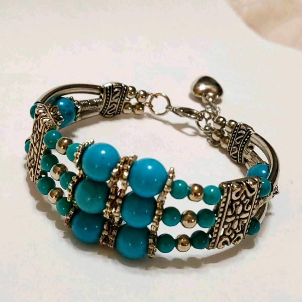 Turquoise bangle bracelet